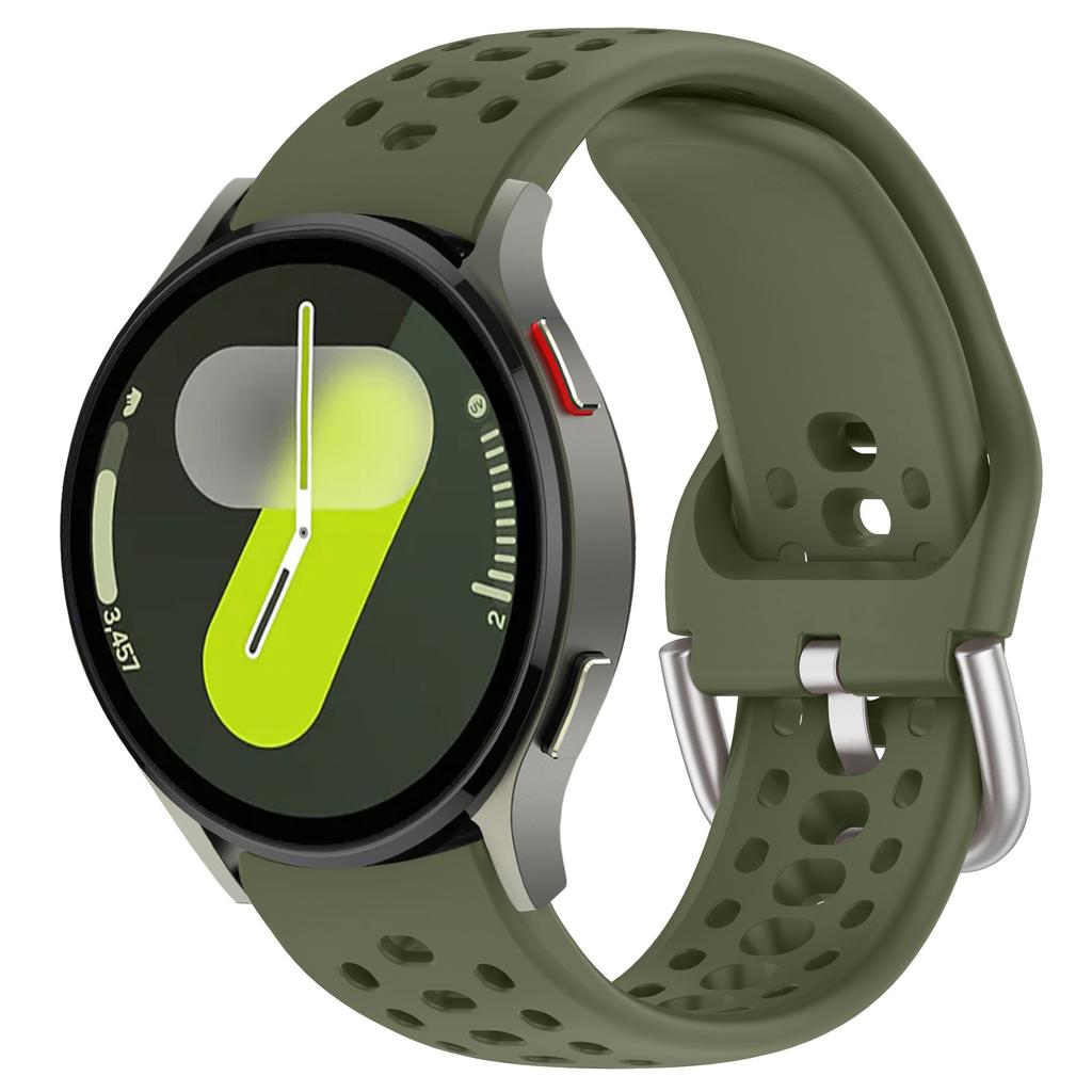 Silicone Strap For Samsung Galaxy Watch 7 6 5 4 FE 44mm 40mm Sports Breathable Bracelet Wristband Watch 6-4 Classic 47mm 46/43mm