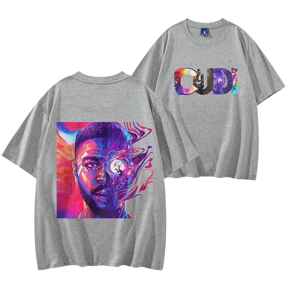 

Cudi Man on The Moon Shirt American Rapper Shirt Men Women Short Sleeve Streetwear Hip Hop Tops Y2K Clothes Fan Gifts 4XL