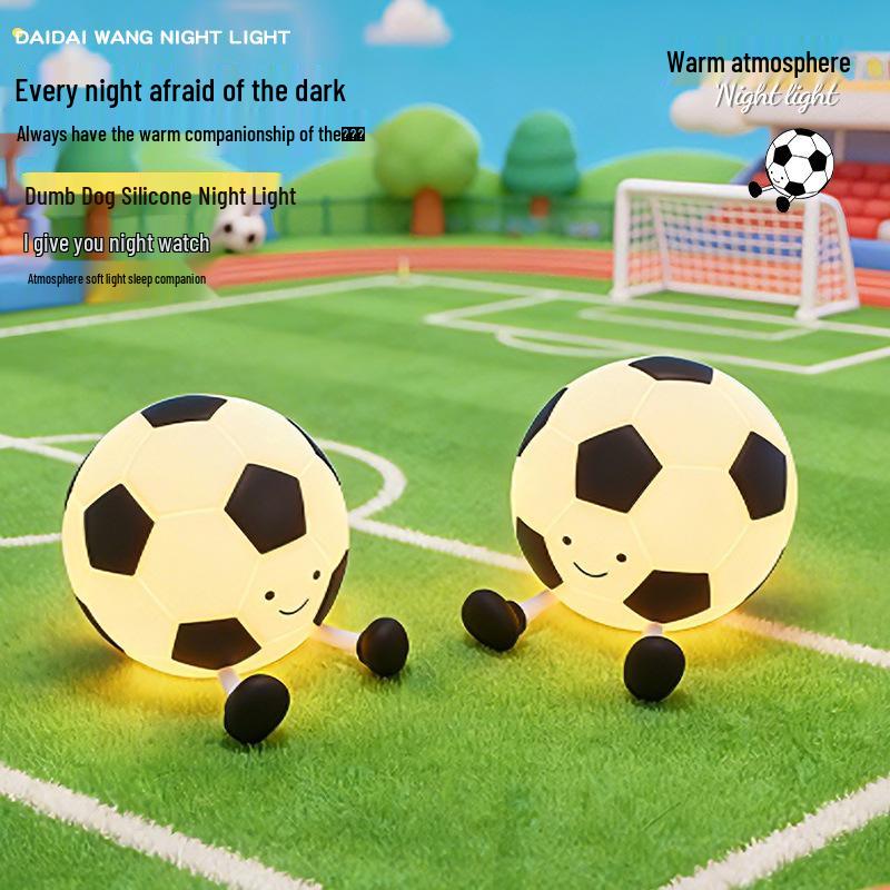 Wanhuo Rechargeable Puppy Silicone Night Light - Cute Bedside Lamp, Ideal Birthday Gift for Boys and Girls.