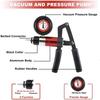 21pcs Manual Brake Bleeder Vacuum Pump Kit Automotive Fluid Tester with Gauge Adapters 2 In 1 Handheld Pistol Test Tools for Car