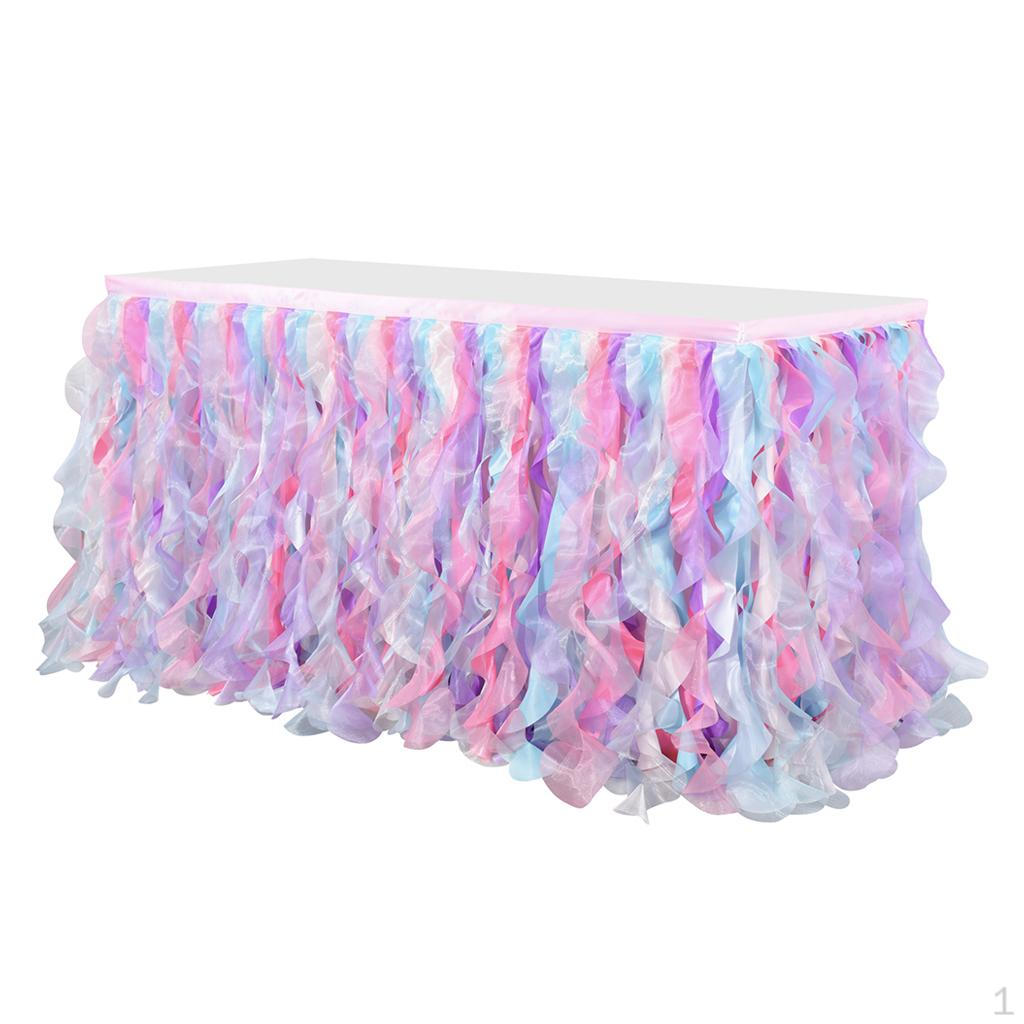 

Украшение юбки стола для дня рождения, торта, десерта, шведского стола, банкета, декора