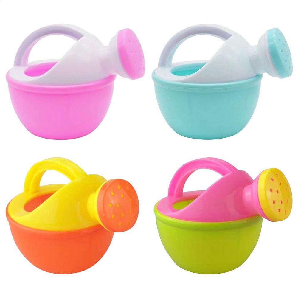 

1pcs Random Color Baby Bath Toy Plastic Watering Can Watering Pot Beach Toy Play Sand Shower Bath Toy For Children Kids Gift