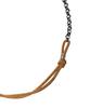 Runds 360 Karen Silver Brown Mix Necklace