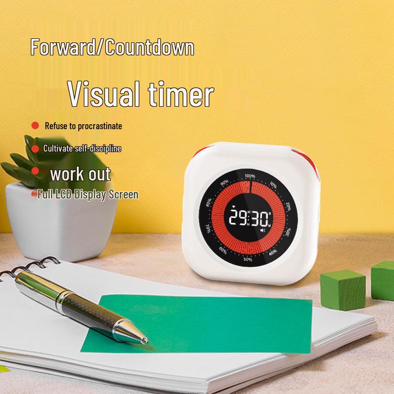 Silent Visual Timer: Study, Kitchen, Fitness & Self-Discipline Aid