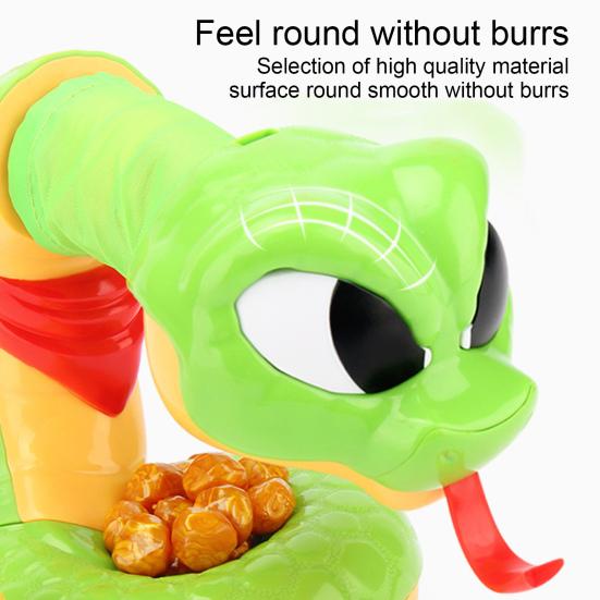 Electric Rattlesnake Play Toy for Parent-Child Interaction Rattle Robber Snake Game Tricky