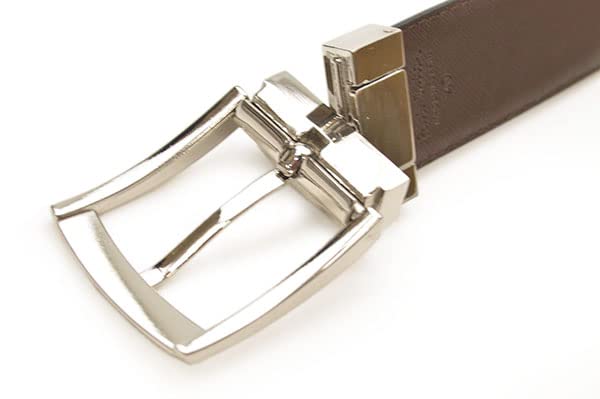 Paul Smith Reversible Leather Adjustable Men's Belt, Size, Eps22s212, M1A-4437-BCUT, Black/Brown