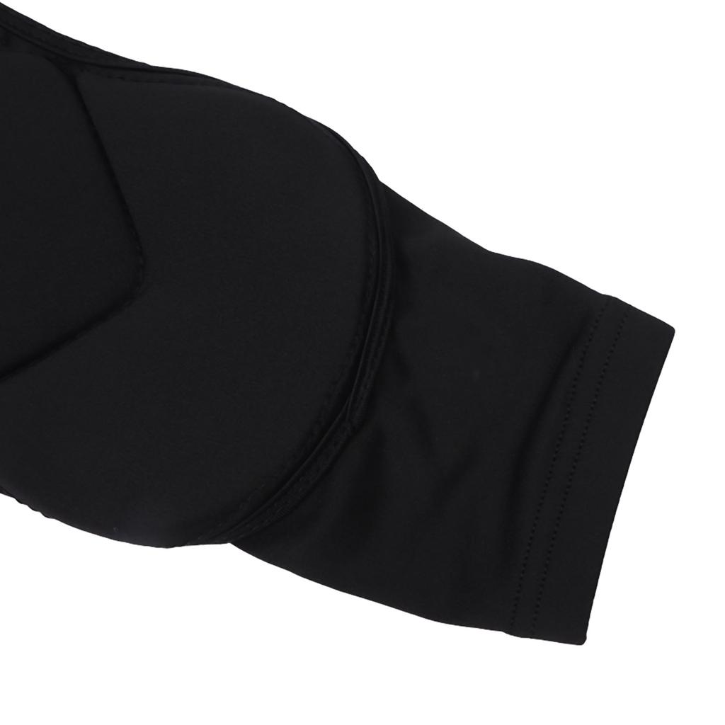 Jersey Long Sleeve Padded Shirt Spleen Elbow Protection Breathable Football Chest Padded Shirt L Size