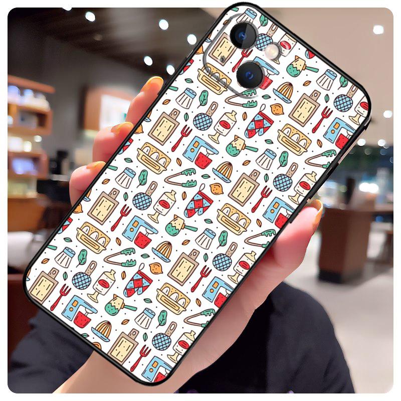 Cooking Chef Knives Case For iPhone 17 Pro Max 15 14 13 11 12 16 Pro Max mini 15 16 Plus 16e 17 Air Phone Cover