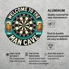 HIVEHERE 8x8 Inch Retro Metal Tin Sign Vintage Pub Beer Decor for Man Cave Bar Wall