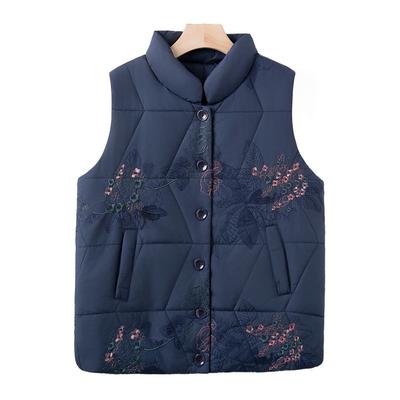 Middle-aged and Elderly Women's Cotton Vests, Women's Winter Jackets, New Mothers' Autumn and Winter Cotton Vests, Elderly Women's Tops