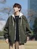 JSEN 2025 Unisex Hooded Mountaineering Jacket - Autumn Wear-Resistant Fake Two-Piece Outdoor Outerwear