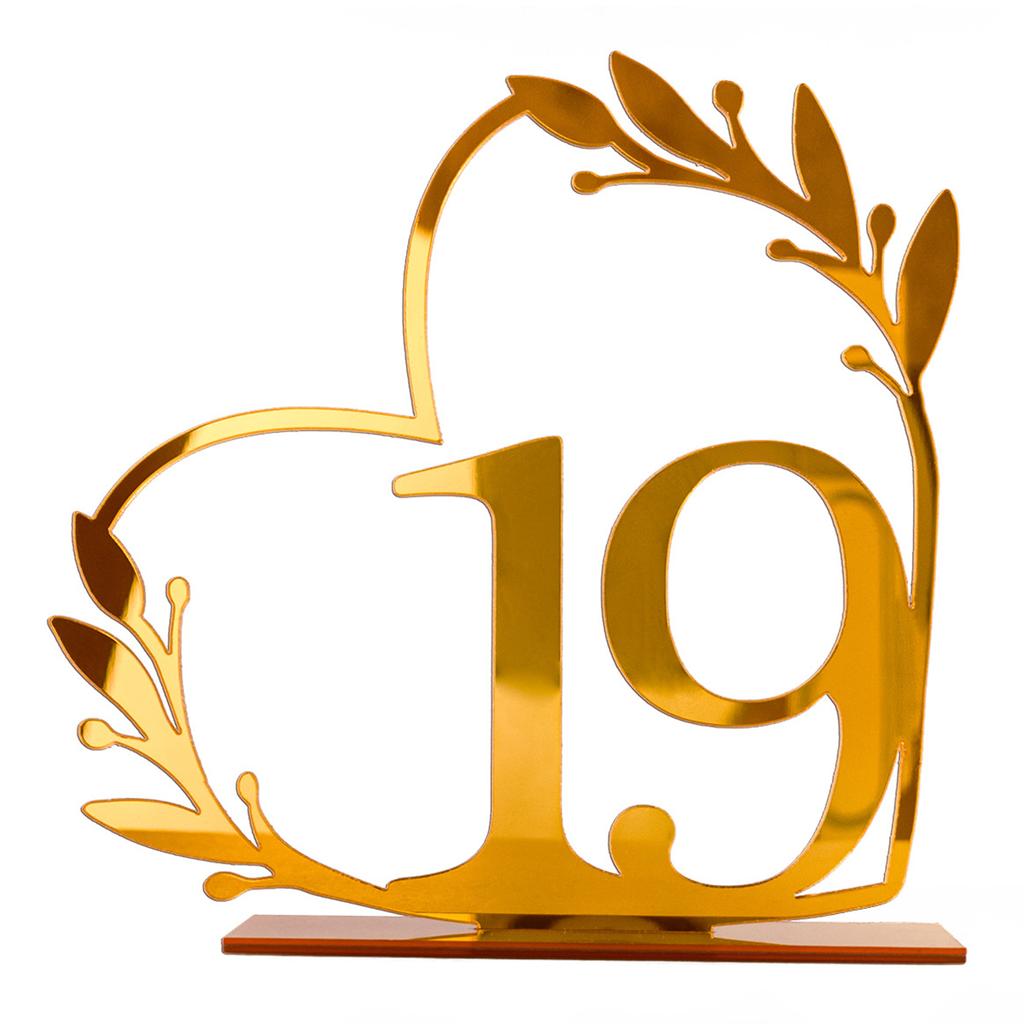 DIY Acrylic Numbers Wedding Table Numbers Mirror Table Numbers