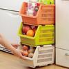Inomata Chemical Stackable Vegetable Storage Tray, Potato Storage, Orange