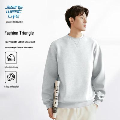 Jeanswest Life Men's Casual Crewneck Sweatshirt
