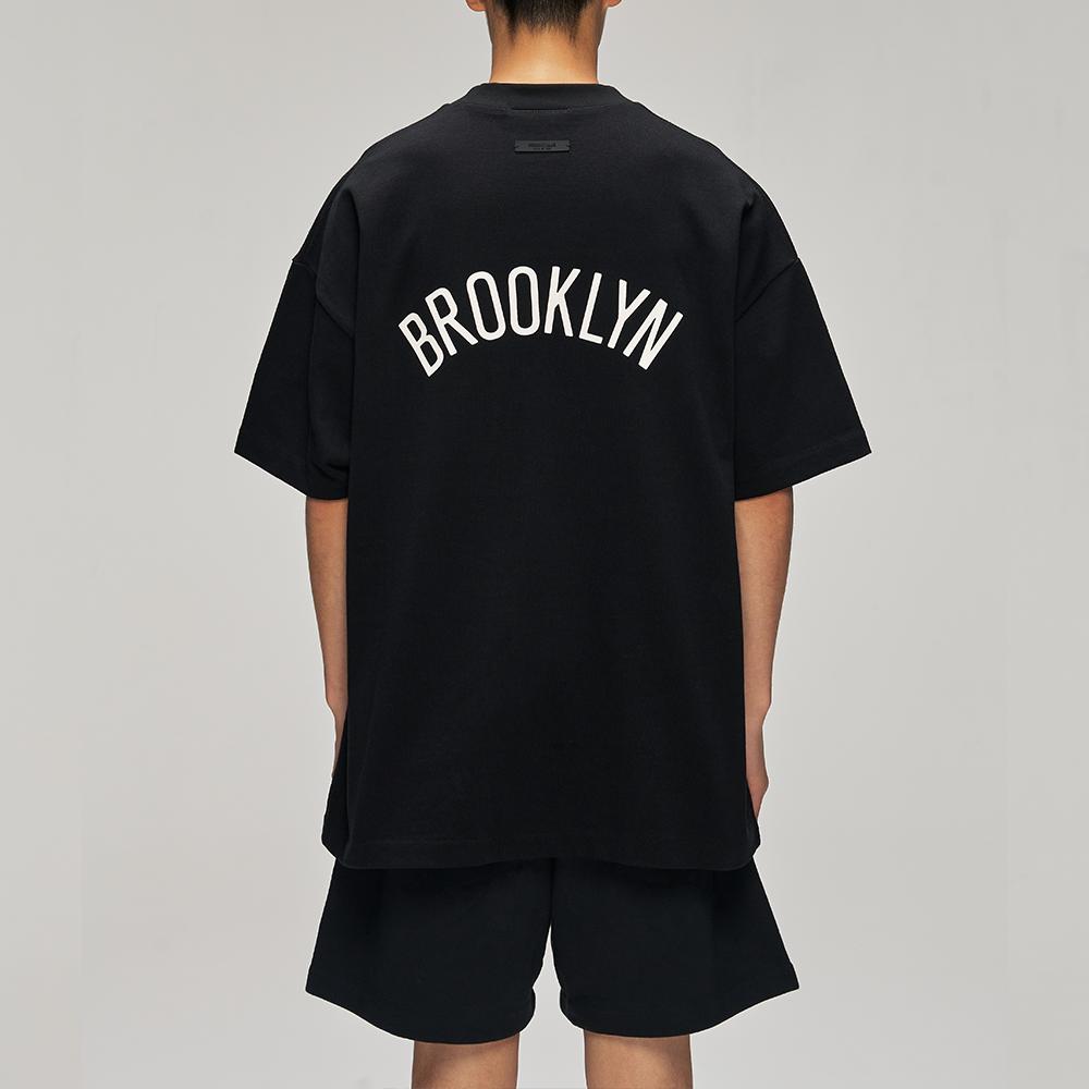 Fear of God Essentials Nets 90s Tee Black Men Tops 125NB252024F