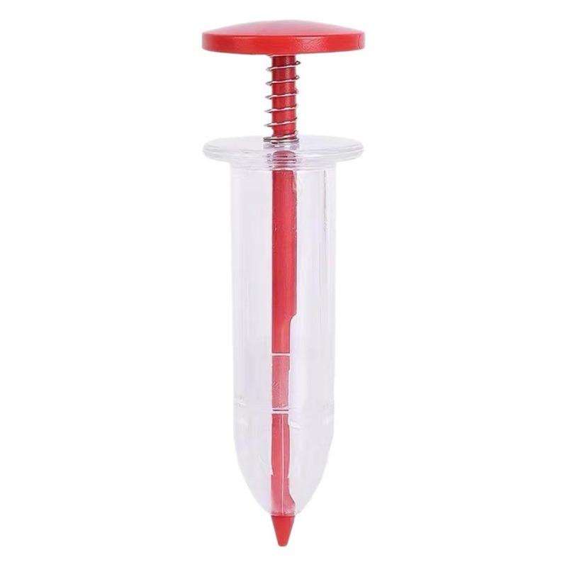 1pcs Mini Sowing Seed Dispenser Manual Sower Seed Spreader Planter Handheld Tool Syringe Precision Gardening Seeder Tool