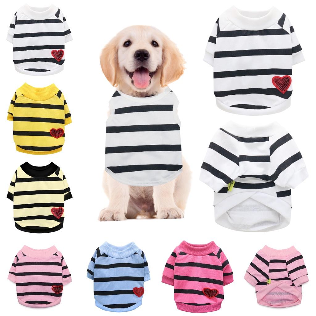 Drooling Dog Lightweight Small Dog Clothes For French Bulldogs And Pugs Casual Style T-shirt For Spring And Summer
