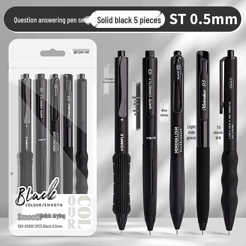 High-Capacity Transparent Practice Pen with Smooth, No-Leak Ink and Replaceable Refill, Designed for Students' Exams.