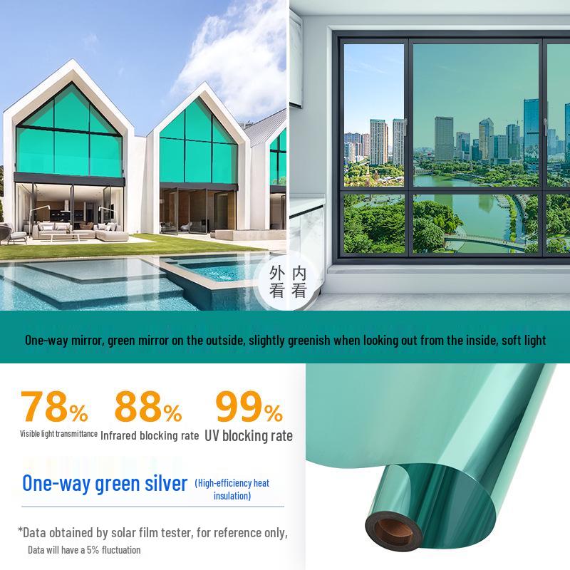 One-Way Vision Heat Insulation Sun Protection Glass Film
