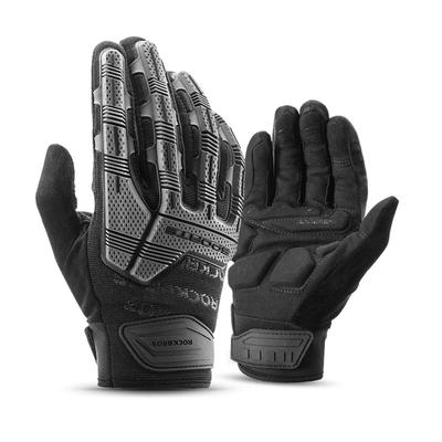 ROCKBROS Motorcycle Touchscreen 3D Airsoft Motorcycle and Bicycle and Full for Men and Women Gloves, Spring/Autumn, Impact-Resistant, Compatible,