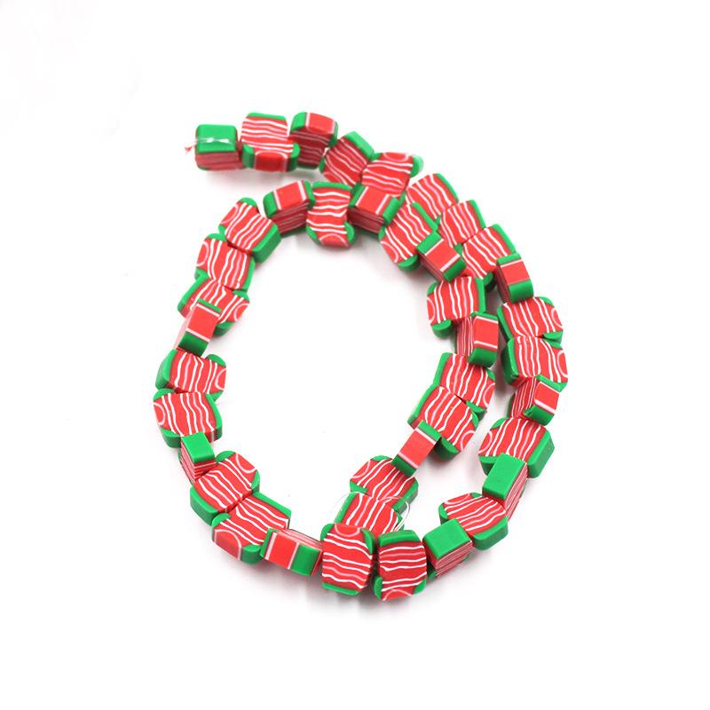 Soft Pottery Beads Beaded Handmade Materials Diy Jewelry Accessories Mobile Phone Chain Bead Separation Mixed Color Soft Pottery Loose Beads