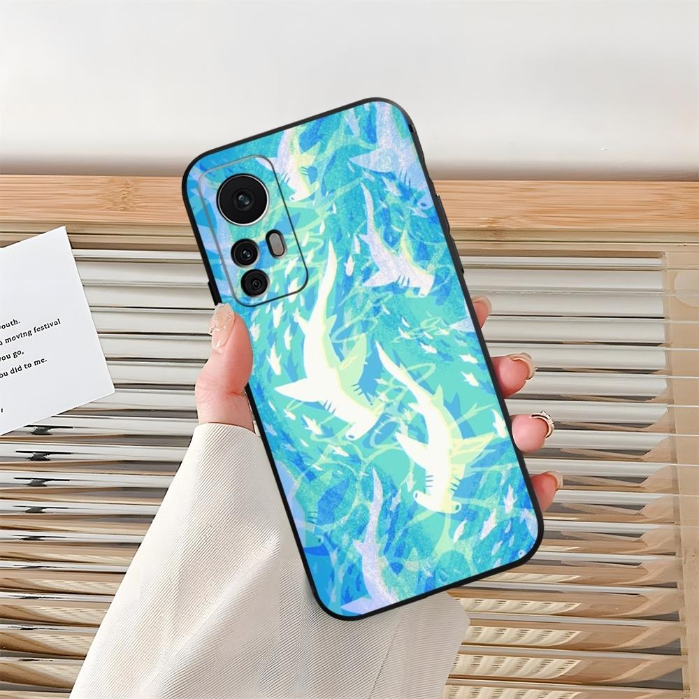 Cartoon Cute Shark Phone Case for Xiaomi Redmi Note 13 14 10 12 Pro POCO F4 F5 X5 Pro 12 13 11T Lite Ultra Shell Coque