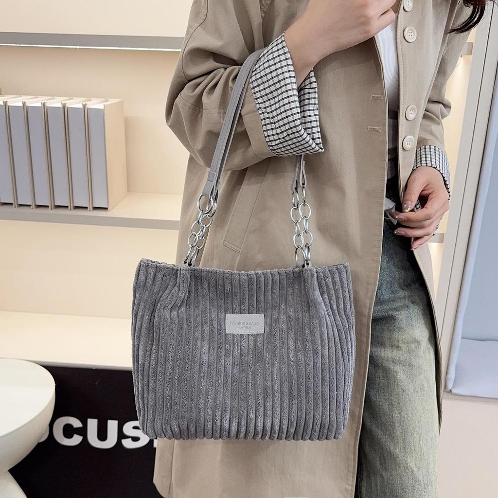 2025 Winter Modische Cord Große Kapazität Tragetasche & Umhängetasche