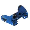 Silicone Case Slip Resistance Protective Grip Cover with 1 Pair Thumb Grips for   Controller(Camouflage Blue For   Silicone Sleeve Thumb Grips)
