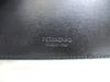 Authentic Salvatore Ferragamo Logo Green and Black Leather Bifold Wallet #a638 Open Box