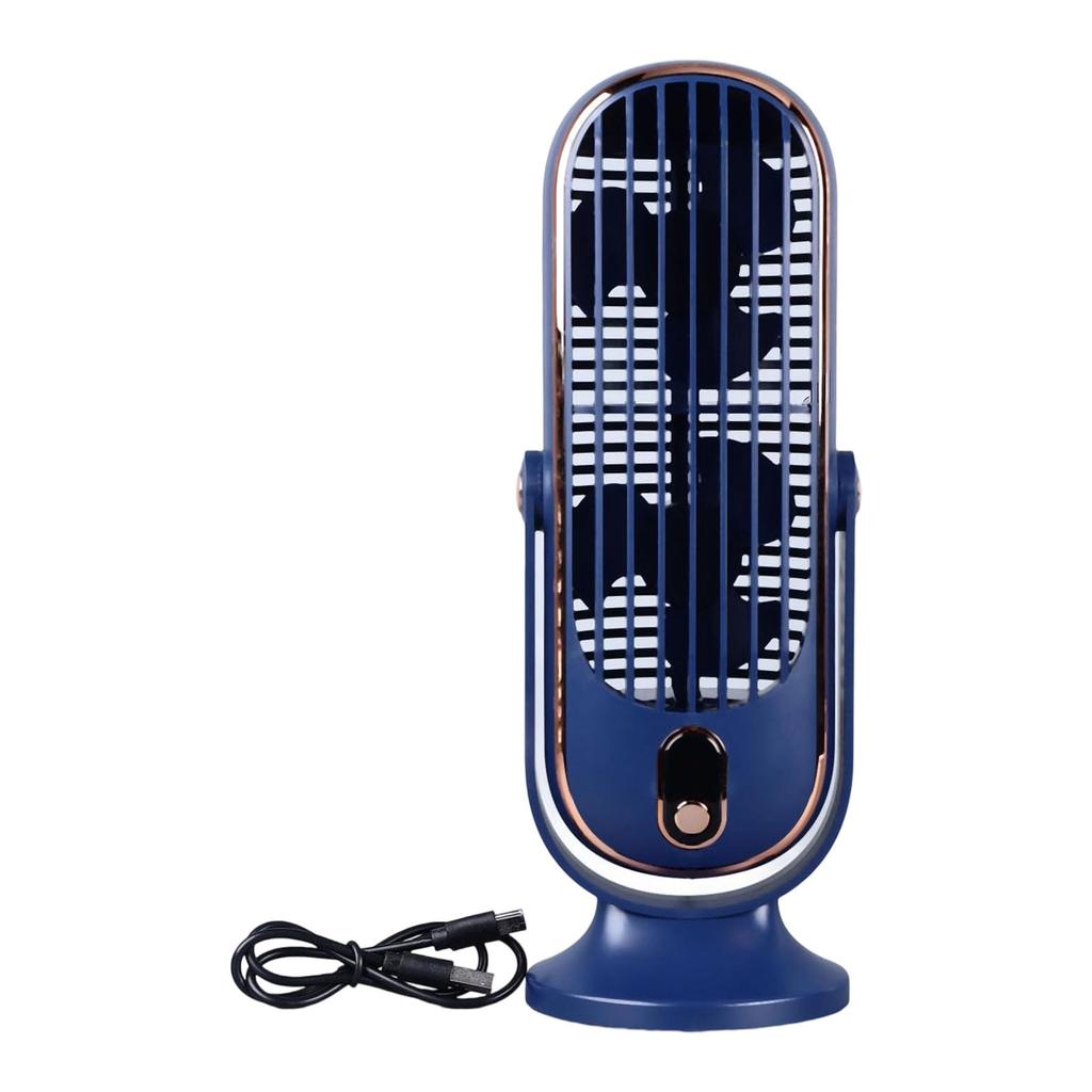 Table Small Cooling Fan for Home Office Desktop Tower Fan Portable 5 Speed Adjustable Brushless Desk Fan USB Powered