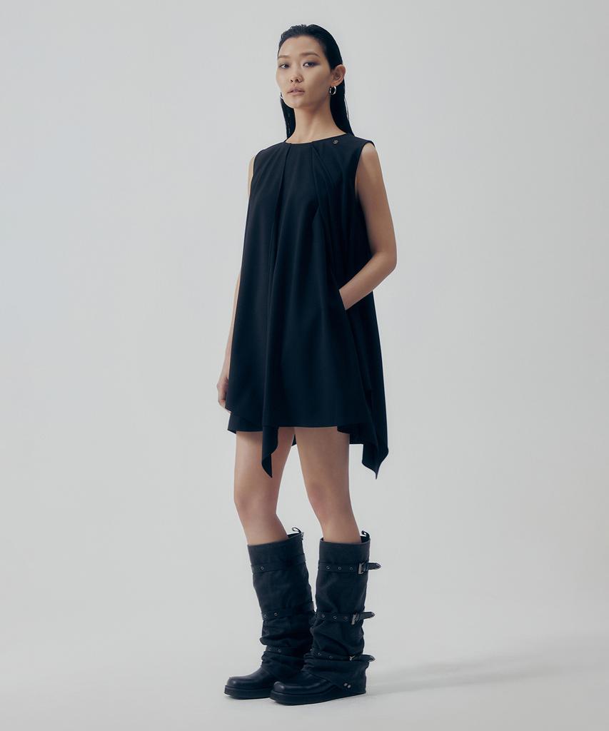 Teulimingbeodeu Soa Double Layered One-Piece [Black]