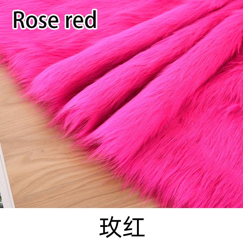 5cm Wool Length 180cm Wide High-grade Imitation Fox Hair Plush Fabric Carpet Fur Clothing Animal Fursuit Hair DIY Sewing Fabric