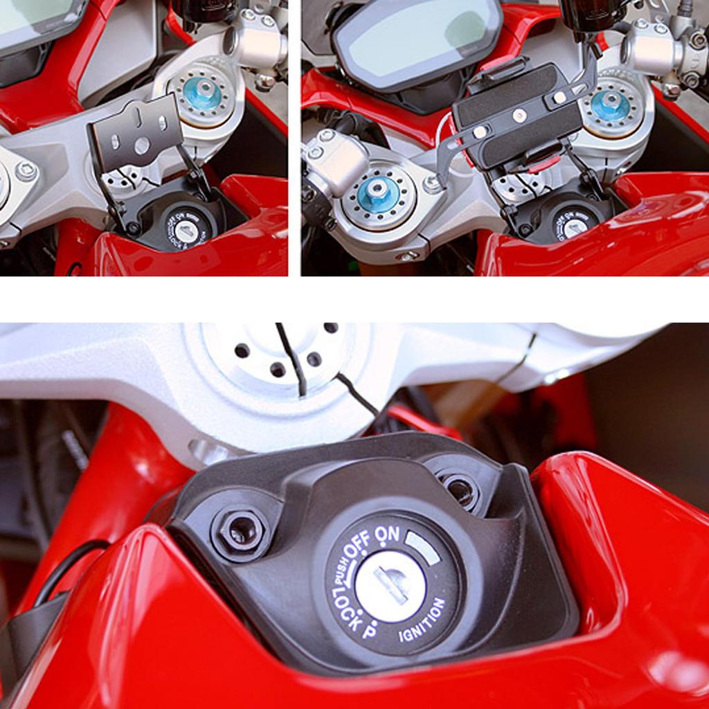LEDISHUN Smartphone Holder Mounting Base for Ducati 939 SUPERSPORT/S