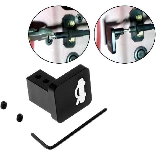 Hood Release Latch Handle Repair Kit Replacement for Honda Civic 96-2011, CR-V 97-2006, Element 03-2011, Heavy Duty Billet Aluminum Hood Latch