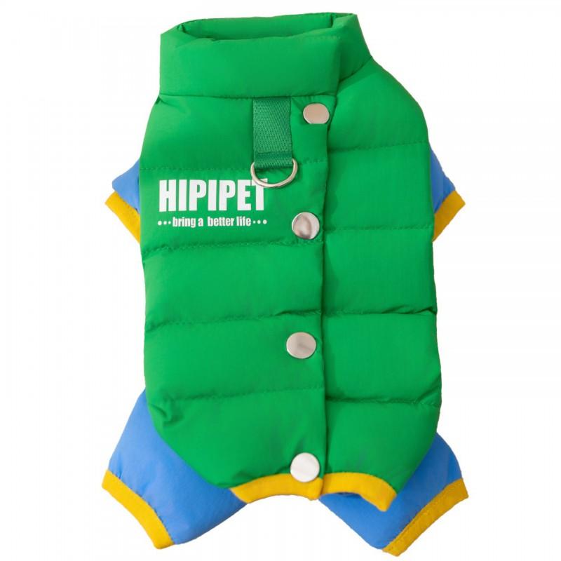 Dog Clothes Duck Down Windproof Warm Four-legged Jacket Small Medium Dogs Cats Winter