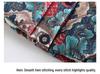 Colorful Fleece-Lined Winter Jacket for Elderly Women - Thickened, Warm Cotton Coat