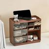 Plastic Desktop Storage Box Drawer Type Large Capacity Stationery Storage Box Dustproof Multi-Layer Makeup Organizer for Home