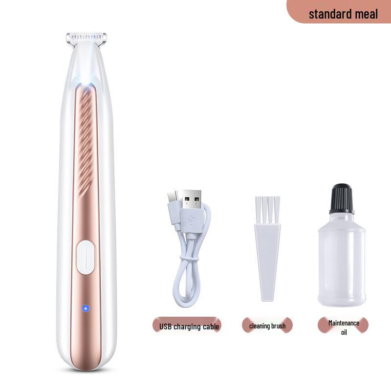 Pet Paw Trimmer: Waterproof Electric Clipper with LED for Cats & Dogs