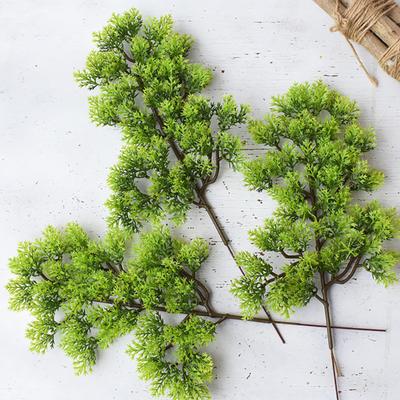 1 Stück Kunststoff gefälschte künstliche Kiefer Zypresse Pflanze Bonsai Garten Home Office Dekor