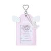 3 Inch PU Leather Photocard Holder Angel Wing Star Photo Card Case Campus Card Protection Badge Card Display Holder Card Pouch