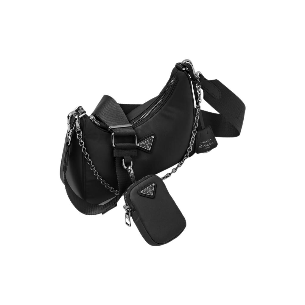 PRADA Re-Edition 2005 Shoulder Bag Nylon Black 1BH204-R064-F0002-V-V9L