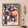 DIY Diamond Painting 5d Full Diamond Cross Stitch Diamond Ralph's Winter Fun Living Room Bedroom Decorative Painting