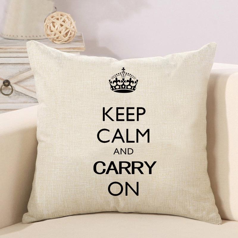 Creative life letter hug pillowcase home decoration car sofa cushion set outdoor products