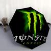 Printed Monster Energy LOGO Printed Folding Umbrella,Outdoor,Leisure,And Travel Umbrella,Durable Umbrella Fabric,Birthday And Holiday Gift