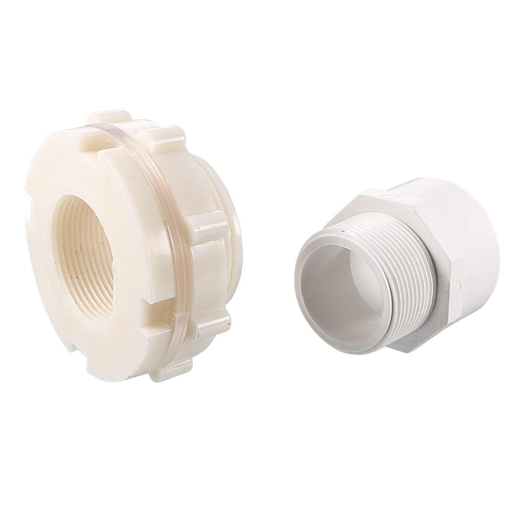 uxcell Bulkhead Fittings, Bulkhead Fittings, Quick Connect Fittings, G1-1/2 Female To 62mm Male with