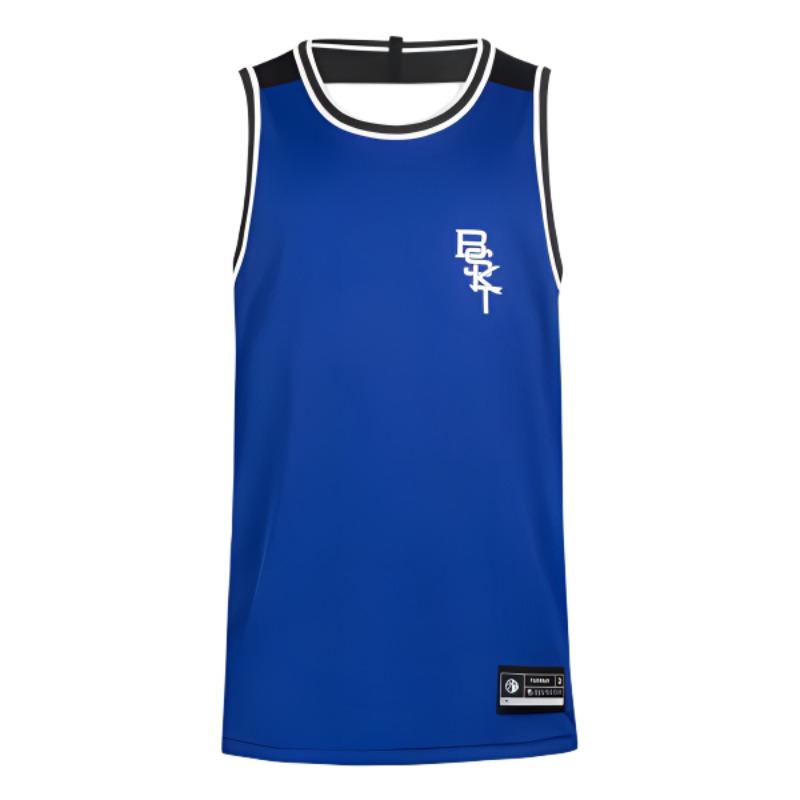 

DECATHLON T500 Пуловер с надписью Безрукавная баскетбольная майка Спереди и сзади Унисекс Темно-синий/Серый L