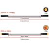 PE 3-pin Extension Cable Waterproof Electric Bicycle Wire Plug  Suitable for Electric Bicycle