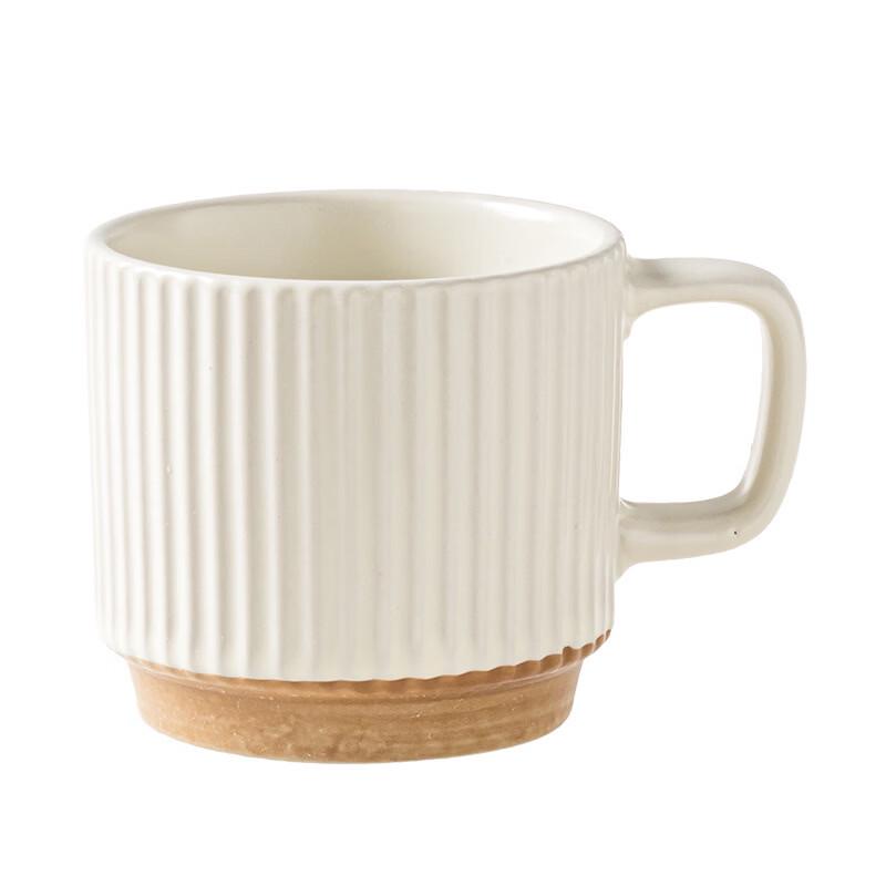 OLOEY Vintage Embossed Ceramic Mug