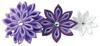 Panami Craft Sparkling Tsumazake Kit Barrette, Purple, LH-406