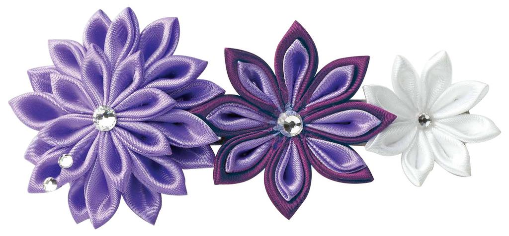 Panami Craft Sparkling Tsumazake Kit Barrette, Purple, LH-406
